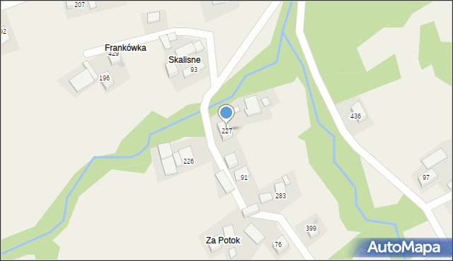 Olszówka, Olszówka, 227, mapa Olszówka