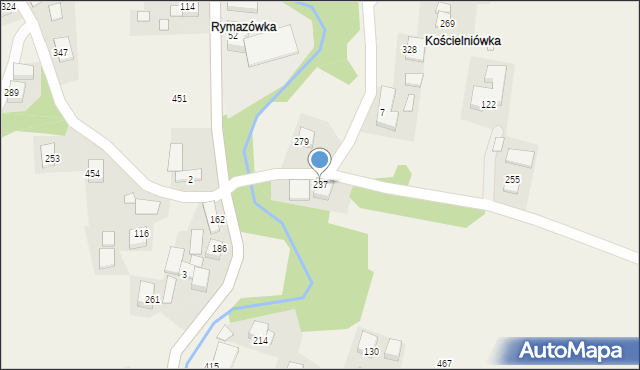 Olszówka, Olszówka, 237, mapa Olszówka