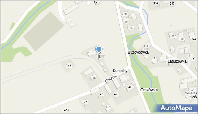 Olszówka, Olszówka, 48, mapa Olszówka