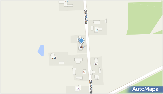 Olszówka, Olszówka, 11c, mapa Olszówka