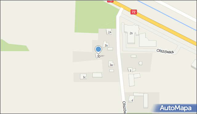 Olszówka, Olszówka, 3D, mapa Olszówka