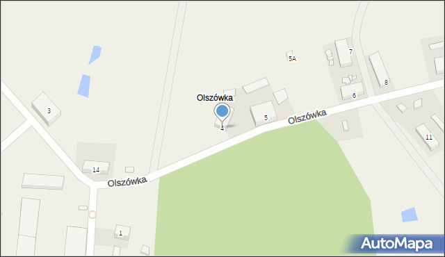 Olszówka, Olszówka, 4, mapa Olszówka