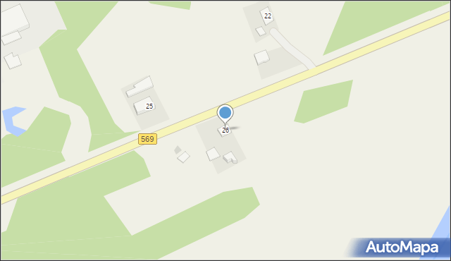 Olszówka, Olszówka, 26, mapa Olszówka