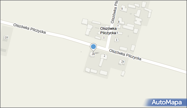 Olszówka Pilczycka, Olszówka Pilczycka, 2a, mapa Olszówka Pilczycka