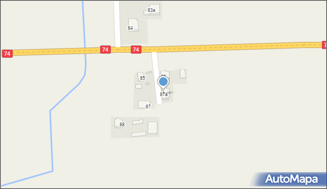 Olszownica, Olszownica, 87a, mapa Olszownica