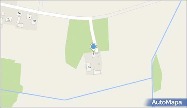 Olszyc-Folwark, Olszyc-Folwark, 1, mapa Olszyc-Folwark
