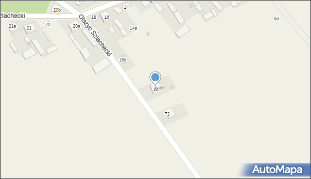 Olszyc Szlachecki, Olszyc Szlachecki, 19, mapa Olszyc Szlachecki