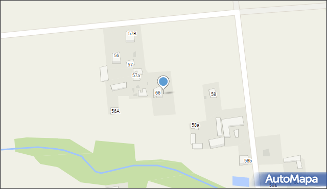Olszyc Szlachecki, Olszyc Szlachecki, 66a, mapa Olszyc Szlachecki