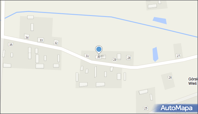 Olszyn, Olszyn, 30, mapa Olszyn