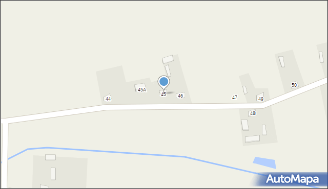 Olszyn, Olszyn, 45, mapa Olszyn