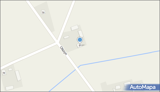 Olszyn, Olszyn, 57, mapa Olszyn