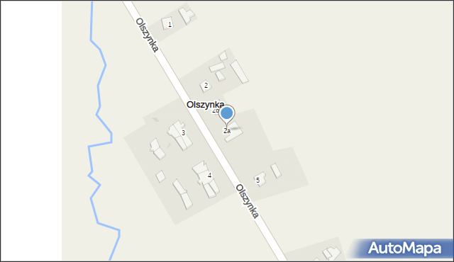 Olszynka, Olszynka, 2a, mapa Olszynka