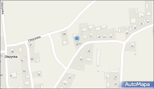 Olszynka, Olszynka, 16, mapa Olszynka