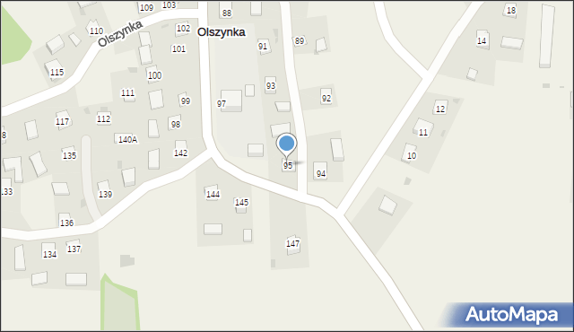 Olszynka, Olszynka, 95, mapa Olszynka