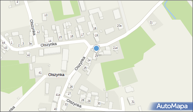 Olszynka, Olszynka, 23, mapa Olszynka