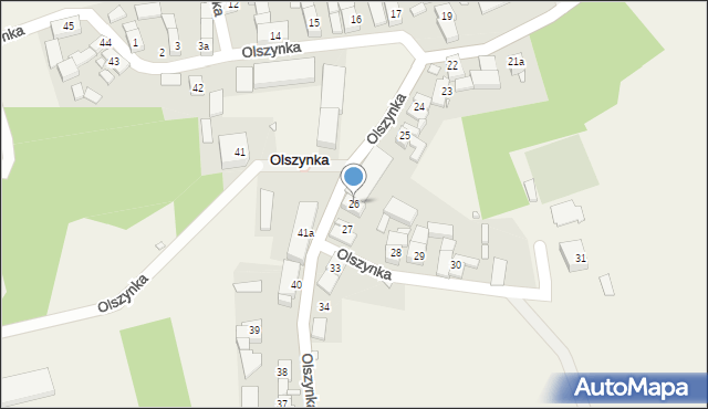 Olszynka, Olszynka, 26, mapa Olszynka