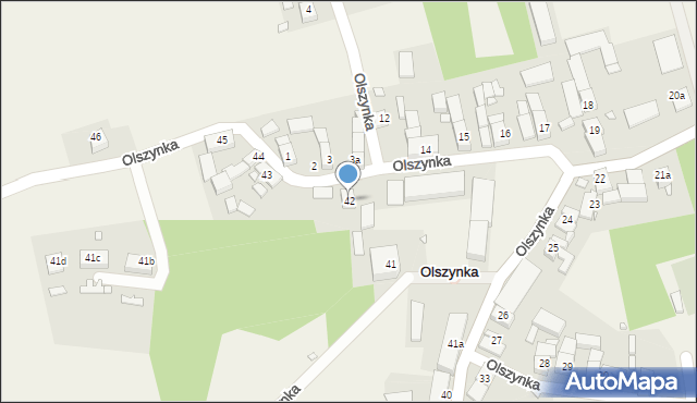 Olszynka, Olszynka, 42, mapa Olszynka