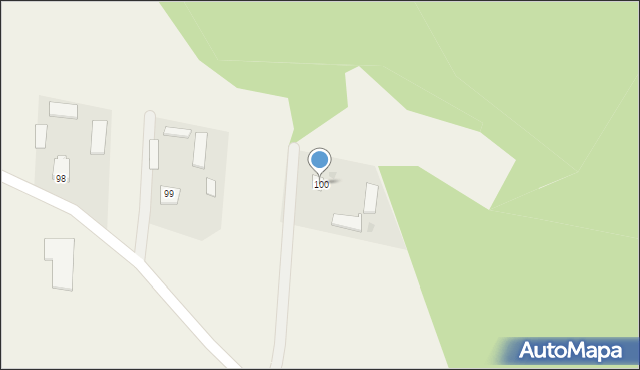 Olszyny, Olszyny, 100, mapa Olszyny