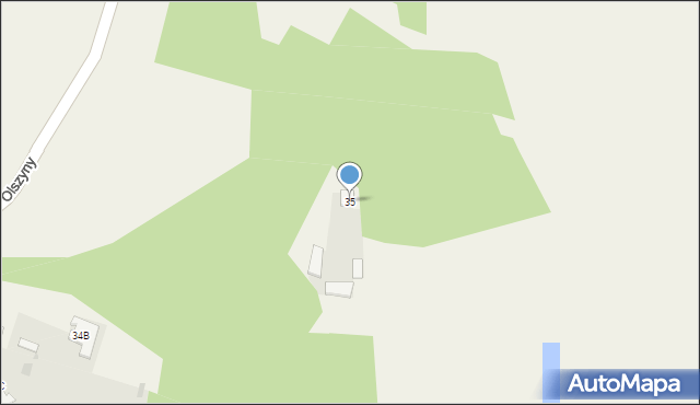 Olszyny, Olszyny, 35, mapa Olszyny