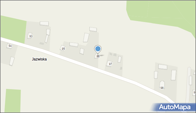 Olszyny, Olszyny, 96, mapa Olszyny