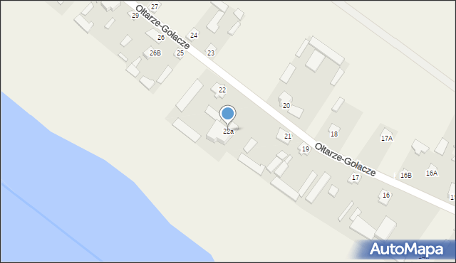 Ołtarze-Gołacze, Ołtarze-Gołacze, 22a, mapa Ołtarze-Gołacze