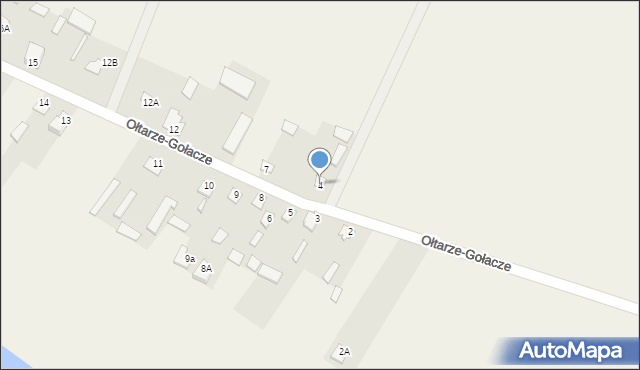 Ołtarze-Gołacze, Ołtarze-Gołacze, 4, mapa Ołtarze-Gołacze