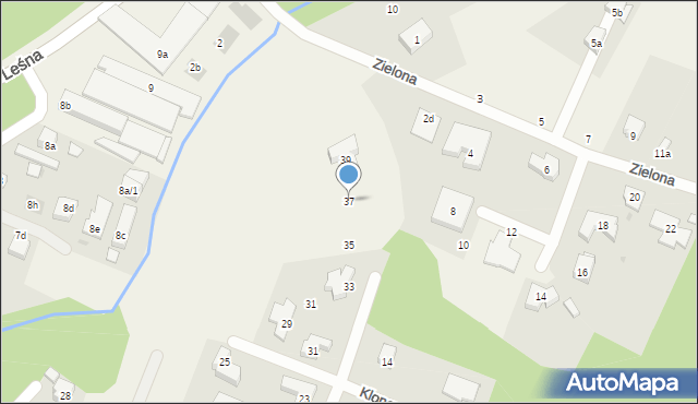 Pilchowo, Olchowa, 37, mapa Pilchowo