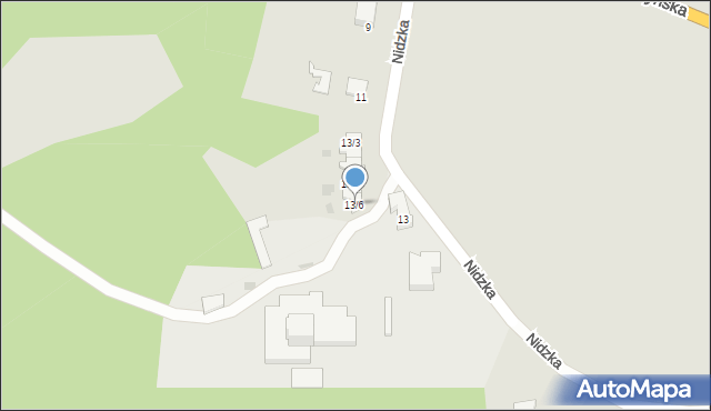 Pisz, Olsztyńska, 13/6, mapa Pisz