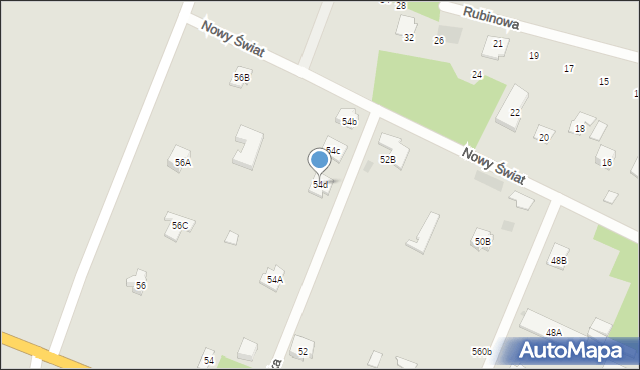 Pisz, Olsztyńska, 54d, mapa Pisz