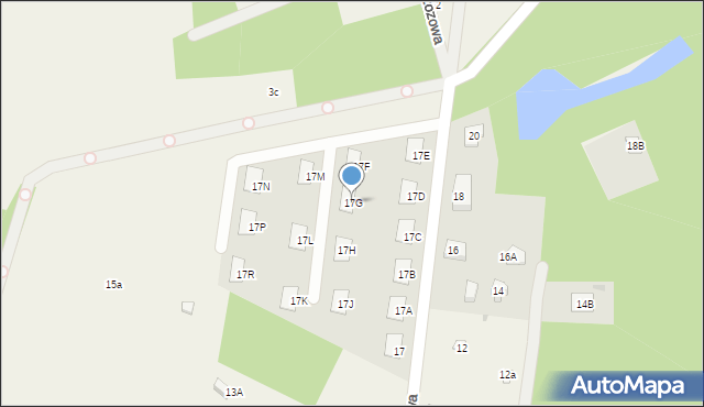 Poddębie, Olszankowa, 17G, mapa Poddębie