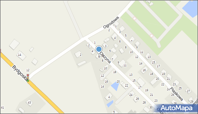 Prądocin, Olszyna, 6, mapa Prądocin