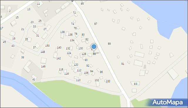 Samociążek, Olimpijska, 88, mapa Samociążek