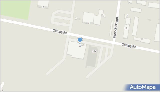 Sochaczew, Olimpijska, 10, mapa Sochaczew