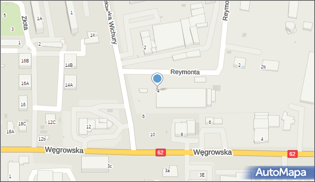 Sokołów Podlaski, Oleksiaka Wichury, 4, mapa Sokołów Podlaski