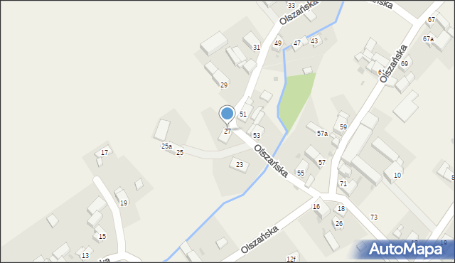 Stanowice, Olszańska, 27, mapa Stanowice