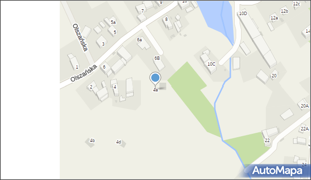 Stanowice, Olszańska, 4a, mapa Stanowice