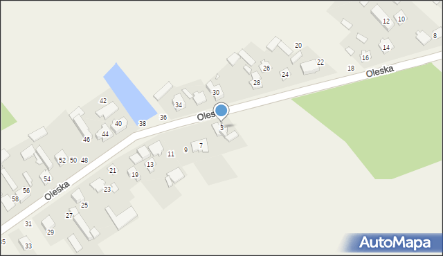 Starokrzepice, Oleska, 3, mapa Starokrzepice