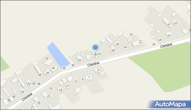 Starokrzepice, Oleska, 30, mapa Starokrzepice