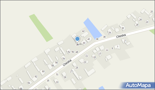 Starokrzepice, Oleska, 46, mapa Starokrzepice