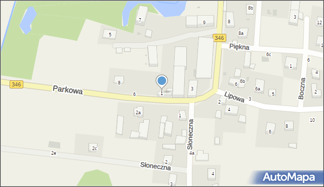 Stary Śleszów, Oławska, 1, mapa Stary Śleszów