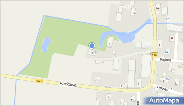 Stary Śleszów, Oławska, 5, mapa Stary Śleszów