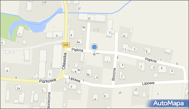 Stary Śleszów, Oławska, 6c, mapa Stary Śleszów