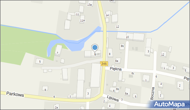 Stary Śleszów, Oławska, 9, mapa Stary Śleszów