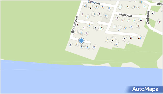 Stęszewko, Olchowa, 6, mapa Stęszewko