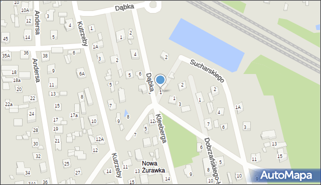 Sulejówek, Olszyny, 1, mapa Sulejówek