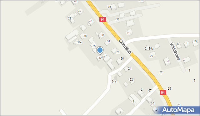 Szyce, Olkuska, 32, mapa Szyce