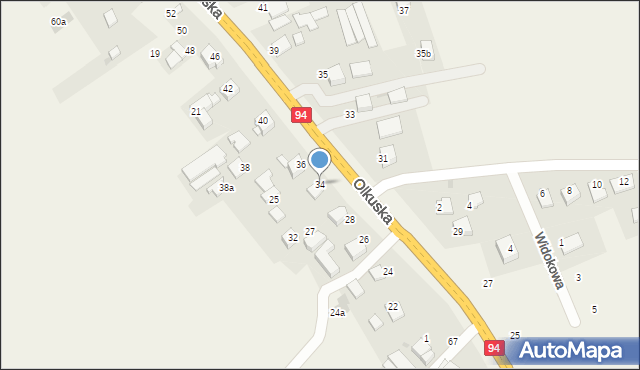 Szyce, Olkuska, 34, mapa Szyce