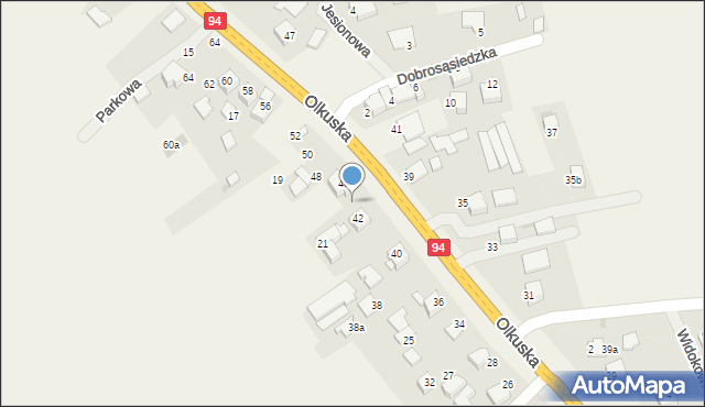 Szyce, Olkuska, 44, mapa Szyce