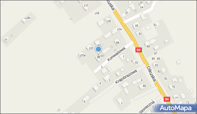 Szyce, Olkuska, 96, mapa Szyce