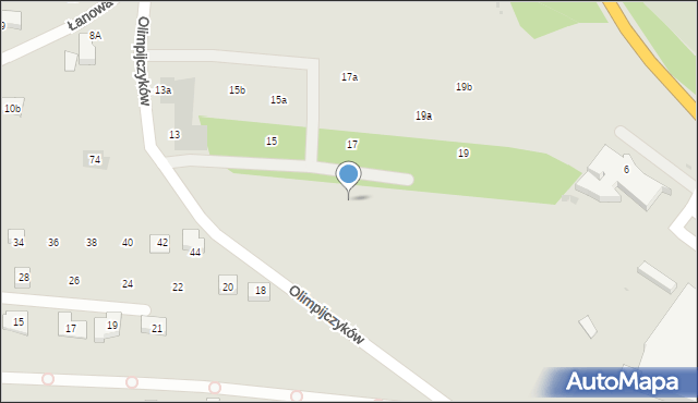 Tarnowskie Góry, Olimpijczyków, 11b, mapa Tarnowskie Góry
